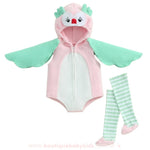 Body Bebê Fantasia Corujinha com Meia - Boutique Baby Kids
