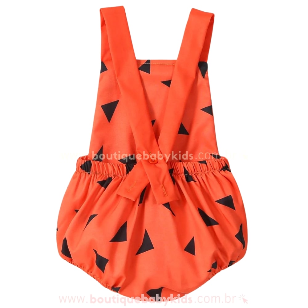 Body Bebê Fantasia Fred Flintstones - Boutique Baby Kids
