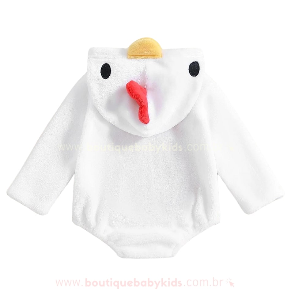 Body Bebê Fantasia Galo