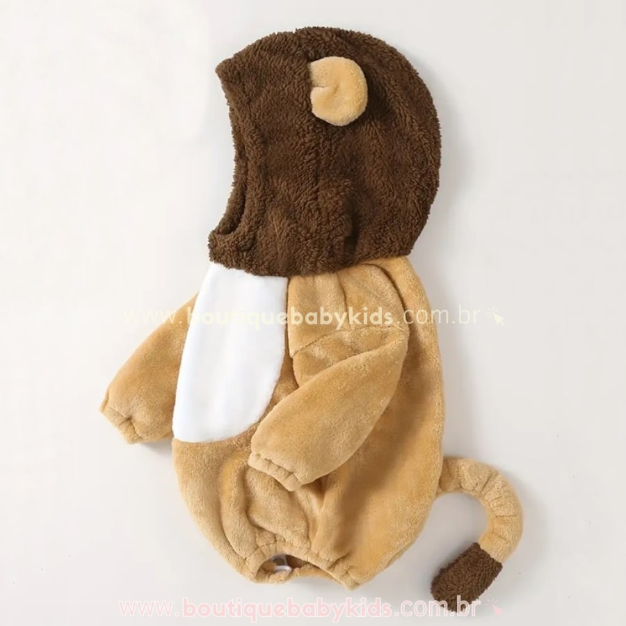 Body Bebê Fantasia Leãozinho - Boutique Baby Kids