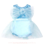 Body Bebê Fantasia Frozen Princesa Elsa de Luxo - Boutique Baby Kids