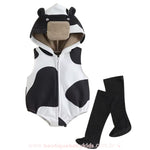 Body Bebê Fantasia Vaquinha com Meia - Boutique Baby Kids