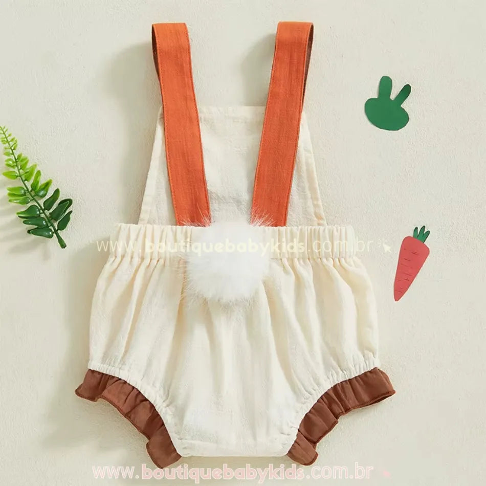 Body Bebê Temático Coelhinho do Campo