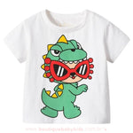 Camiseta Bebê Estampa Dino Manga Curta - Boutique Baby Kids