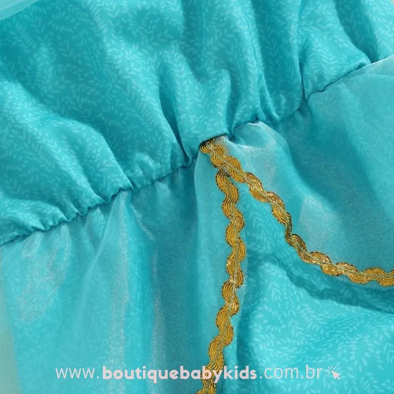 Body Bebê Fantasia Disney Princesa Jasmine