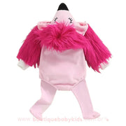 Body Bebê Fantasia Flamingo com Meia Rosa - Boutique Baby Kids