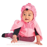 Body Bebê Fantasia Flamingo com Meia Rosa Mesversário - Boutique Baby Kids