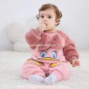 Macacão Bebê Peluciado Disney Margarida Rosa - Boutique Baby Kids
