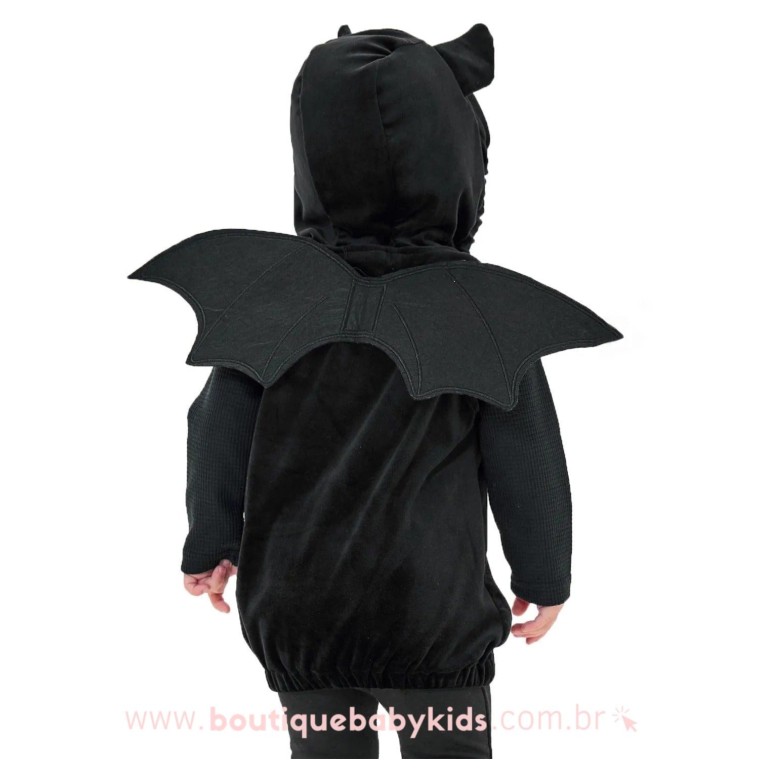 Colete Bebê Fantasia Morceguinho