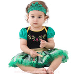 Vestido Bebê Fantasia Frozen Princesa Anna com Faixa - Boutique Baby Kids