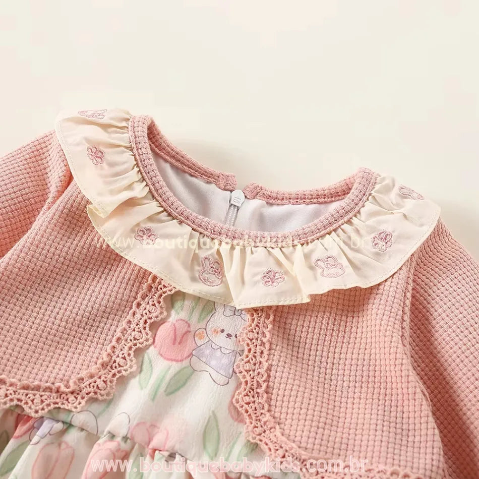 Vestido Bebê Jardim da Coelhinha