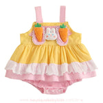 Vestido Bebê Páscoa Coelhinha Encantada - Boutique Baby Kids