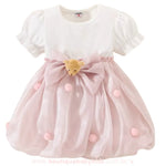 Vestido Bebê Ursinho Charmoso com Pompons Rosa - Boutique Baby Kids