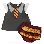 Conjunto Bebê Fantasia Bruxinha de Grifinória Hermione - Boutique Baby Kids