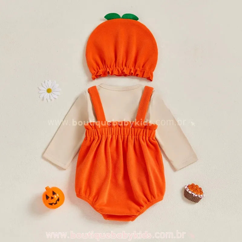 Conjunto Temático Abóbora Doce com Touca