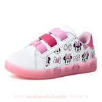 Tênis Infantil Disney Minnie Mouse Rosa - Boutique Baby Kids