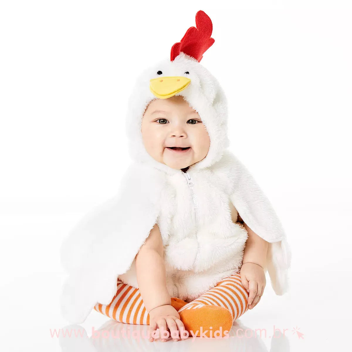 Body Bebê Fantasia Galinha - Boutique Baby Kids