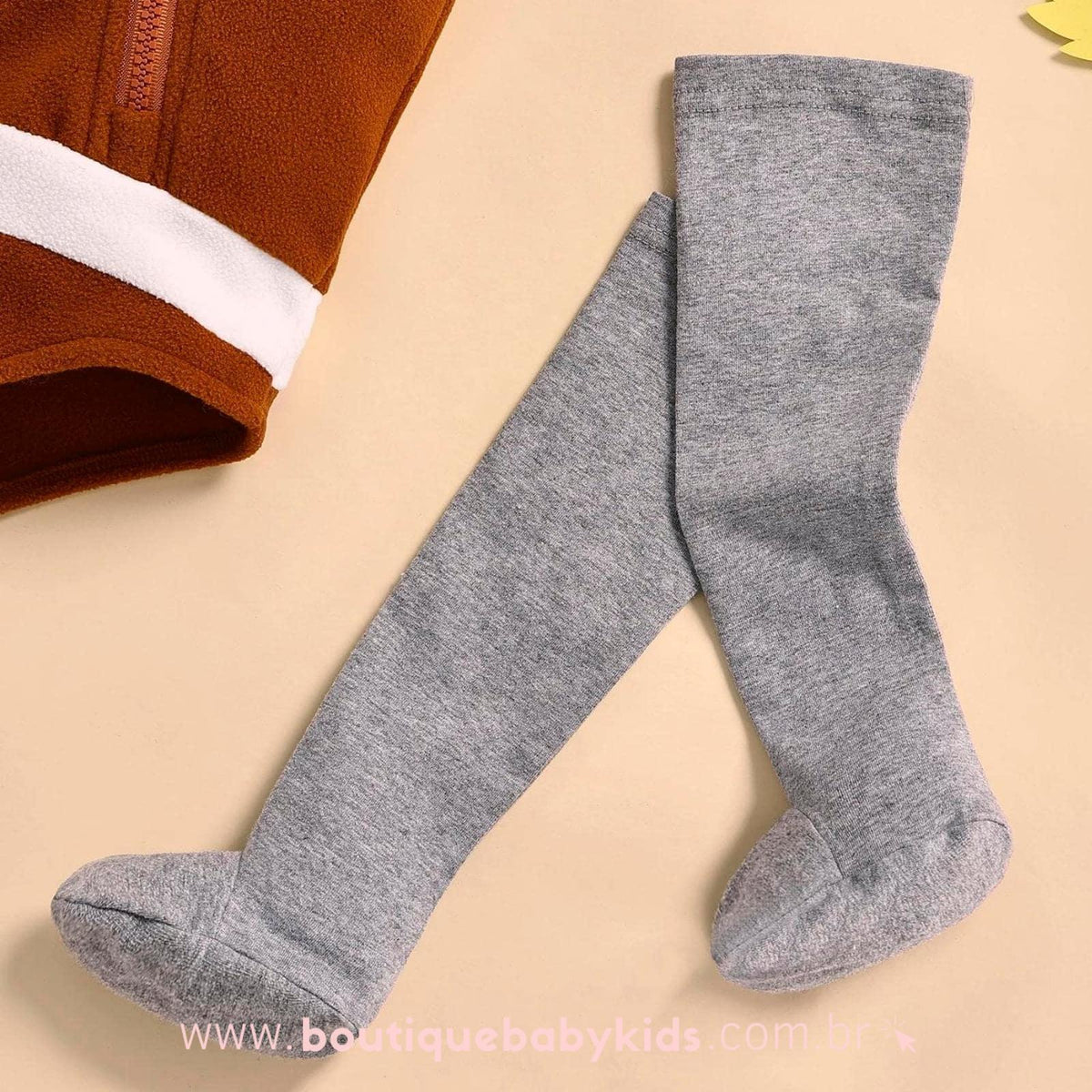 Body Bebê Fantasia Bola Futebol Americano com Meia - Boutique Baby Kids