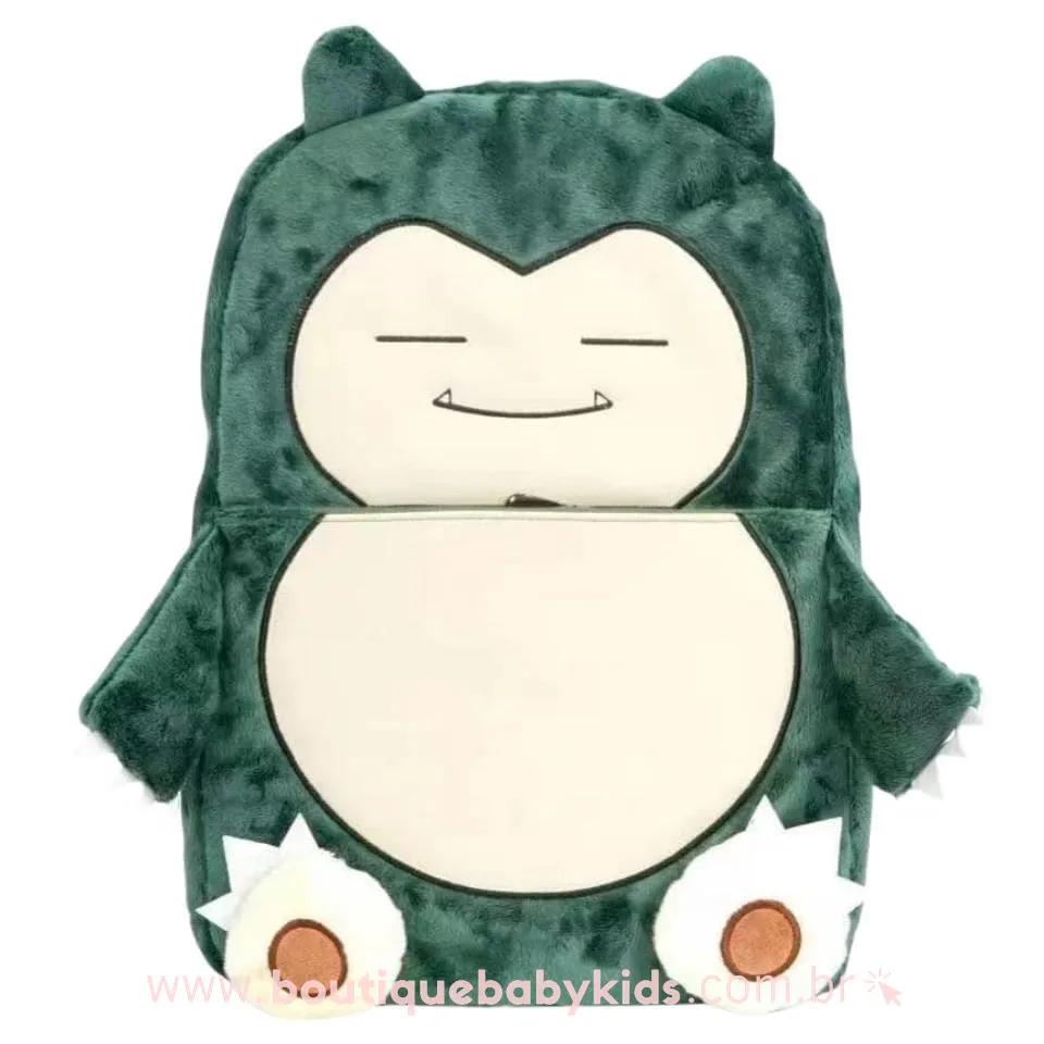 Mochila Infantil Pokémon Snorlax Verde