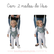 Andador Bebê Suspenso Portátil Corujinhas Primeiros Passos Premium - Boutique Baby Kids
