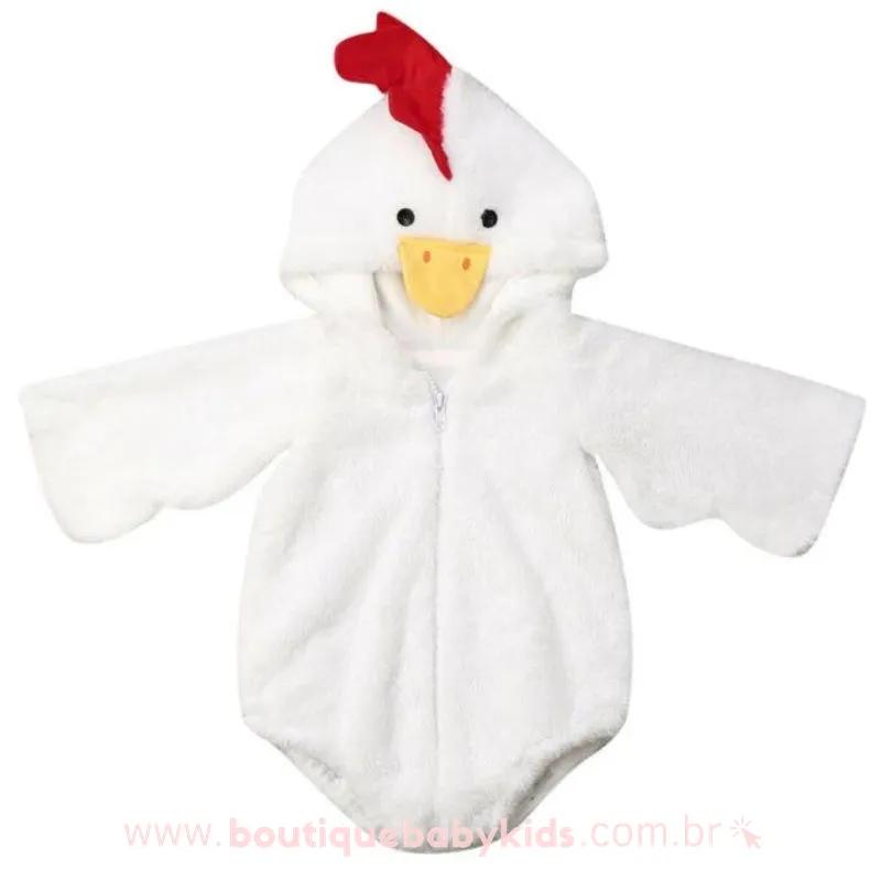 Body Bebê Fantasia Galinha - Boutique Baby Kids