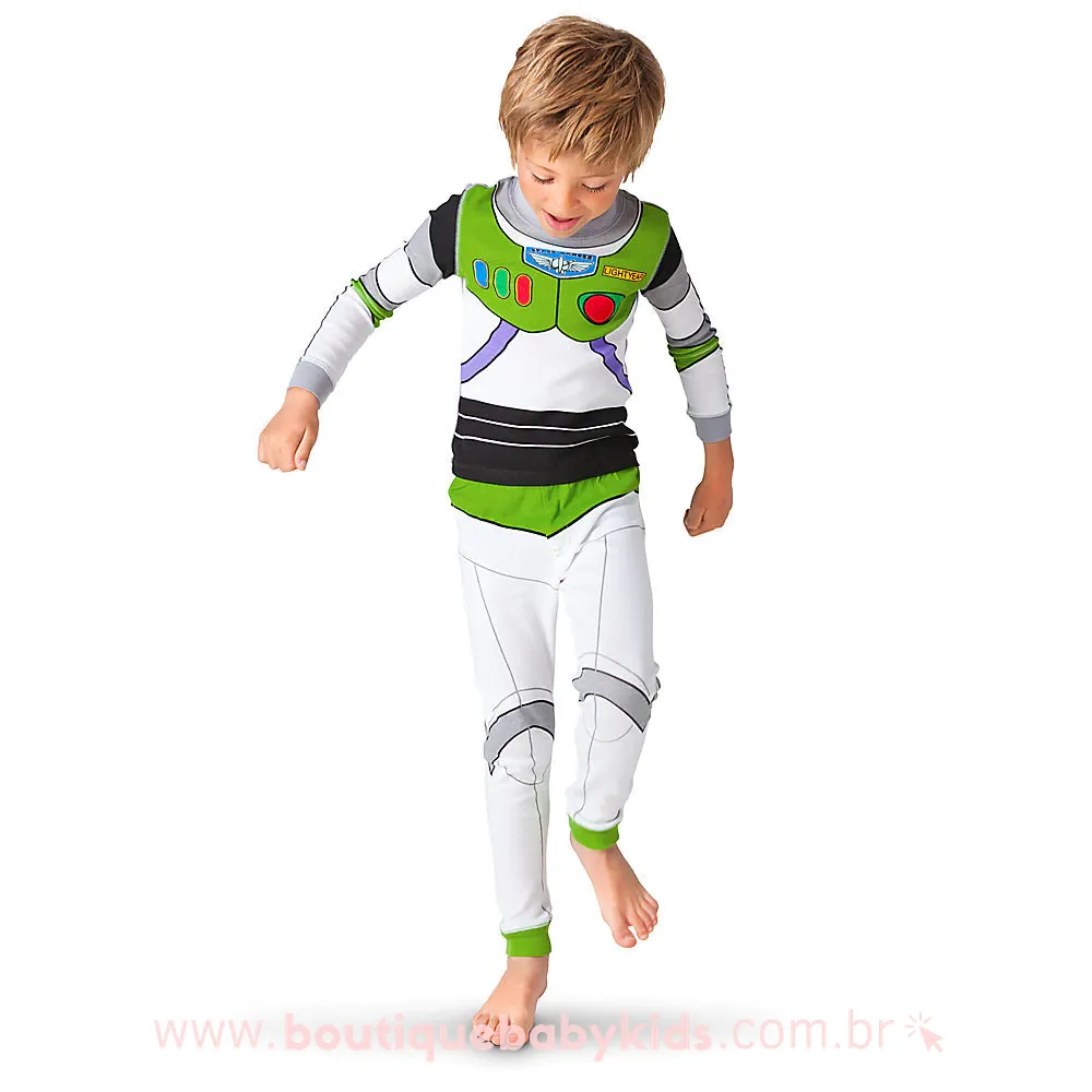 Pijama Infantil Personagens Toy Story Buzz Lightyear - Frete Grátis - Boutique Baby Kids