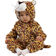 Macacão Bebê Inverno Fantasia Bichinho Leopardo - Boutique Baby Kids