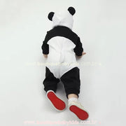 Macacão Bebê Fantasia Urso Panda