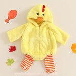 Body Bebê Fantasia Pintinho com Calça Amarelo - Boutique Baby Kids 