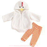 Body Bebê Fantasia Pintinho com Calça Branco - Boutique Baby Kids 