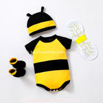 Body Bebê Temático Fantasia Abelhinha com Asinhas - Boutique Baby Kids