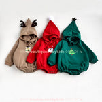Body Bebê Temático de Natal com Gorro - Boutique Baby Kids