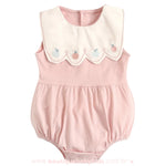 Body Bebê com Bordado de Frutinhas Rosa - Boutique Baby Kids 