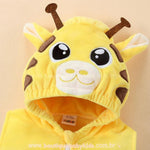 Body Bebê Fantasia Bichinho Girafa - Boutique Baby Kids