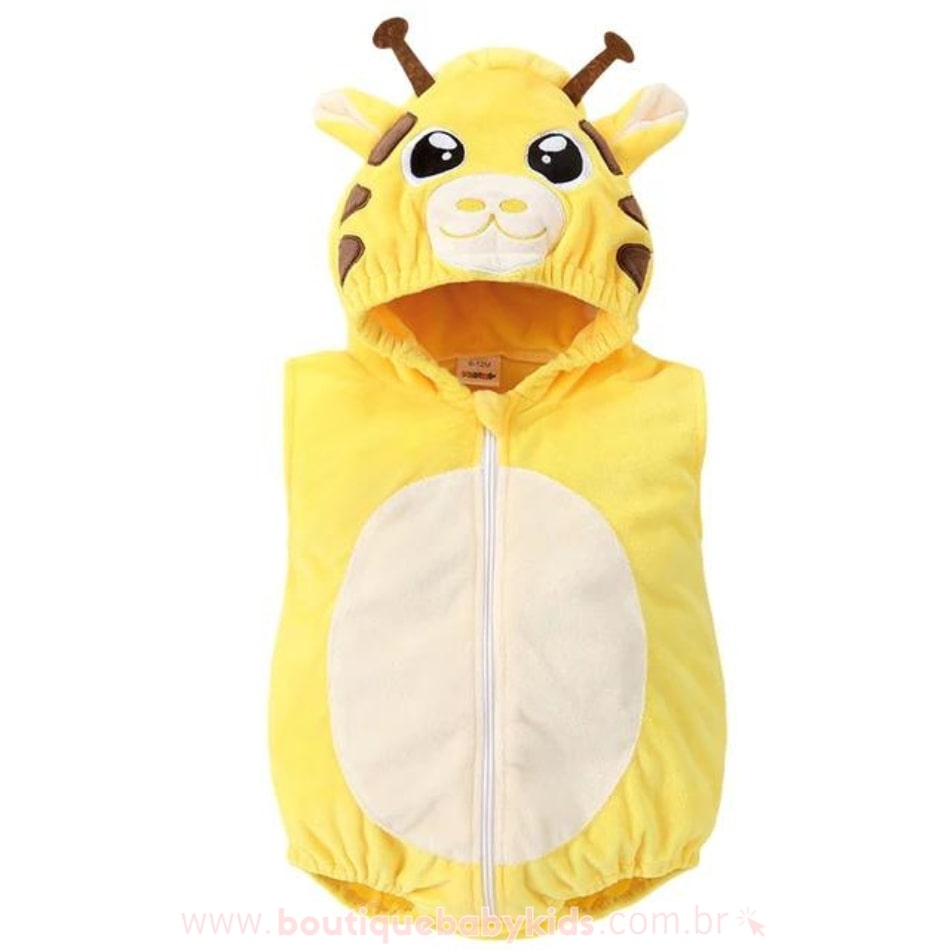 Body Bebê Fantasia Bichinho Girafa - Boutique Baby Kids