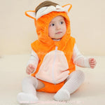 Body Bebê Fantasia Bichinho Raposa Laranja - Boutique Baby Kids