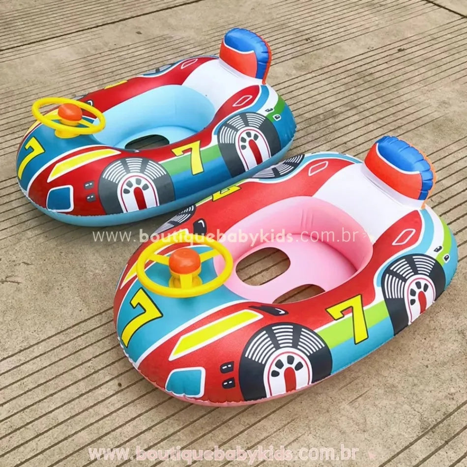 Boia Infantil Inflável Carrinho com Volante - Boutique Baby Kids