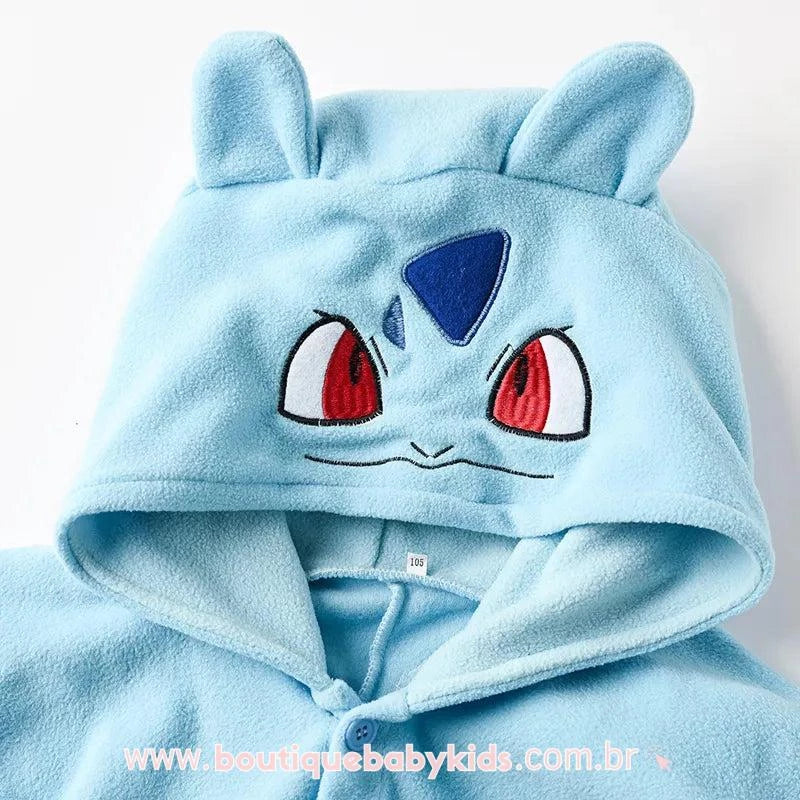 Macacão Infantil Fantasia Pokémon Bulbasaur