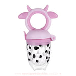 Chupeta Alimentadora para Bebês Silicone Vaquinha Rosa - Boutique Baby Kids 