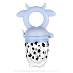 Chupeta Alimentadora para Bebês Silicone Vaquinha Azul - Boutique Baby Kids 