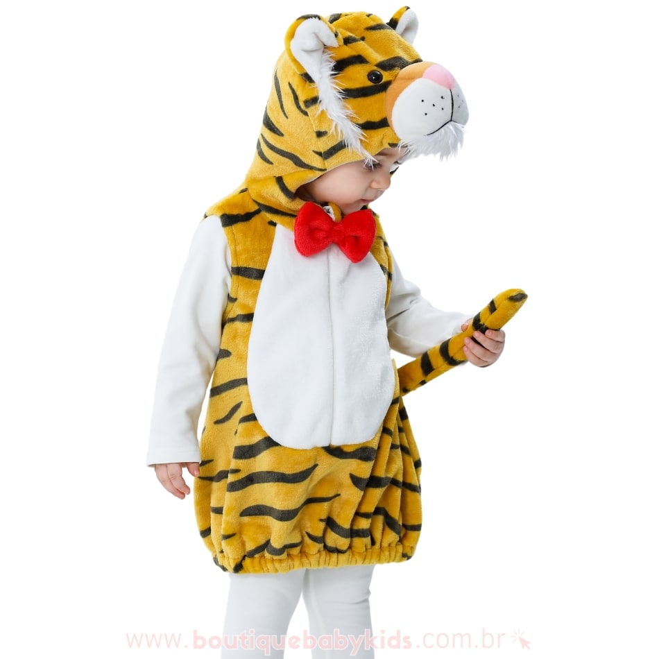Colete Bebê Temático Bichinho Tigre - Boutique Baby Kids