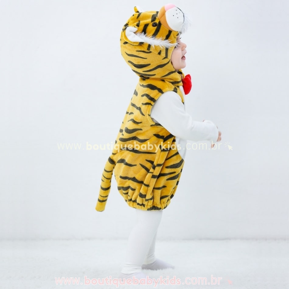 Colete Bebê Temático Bichinho Tigre - Boutique Baby Kids