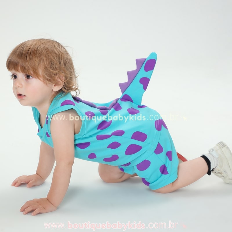 Conjunto Bebê Curto Sulley Monstros S.A - Regata e Shorts - Boutique Baby Kids