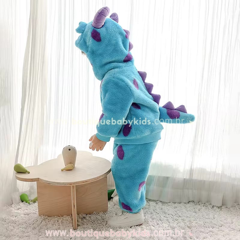 Conjunto Bebê Longo Sulley Monstros S.A
