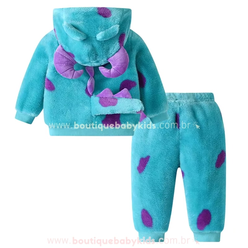 Conjunto Bebê Longo Sulley Monstros S.A