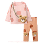 Conjunto Infantil Blusa e Calça Ursinha Rosa - Boutique Baby Kids