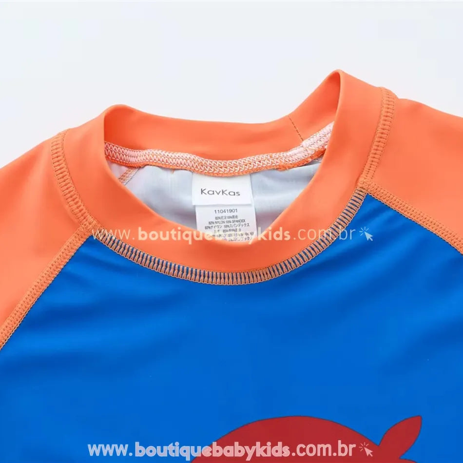 Conjunto de Praia Infantil Polvo Pirata