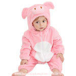 Macacão Bebê Fantasia Bichinho Porquinha Rosa - Boutique Baby Kids