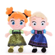Kit com 2 Pelúcias Disney Frozen Anna e Elsa 30 cm - Boutique Baby Kids