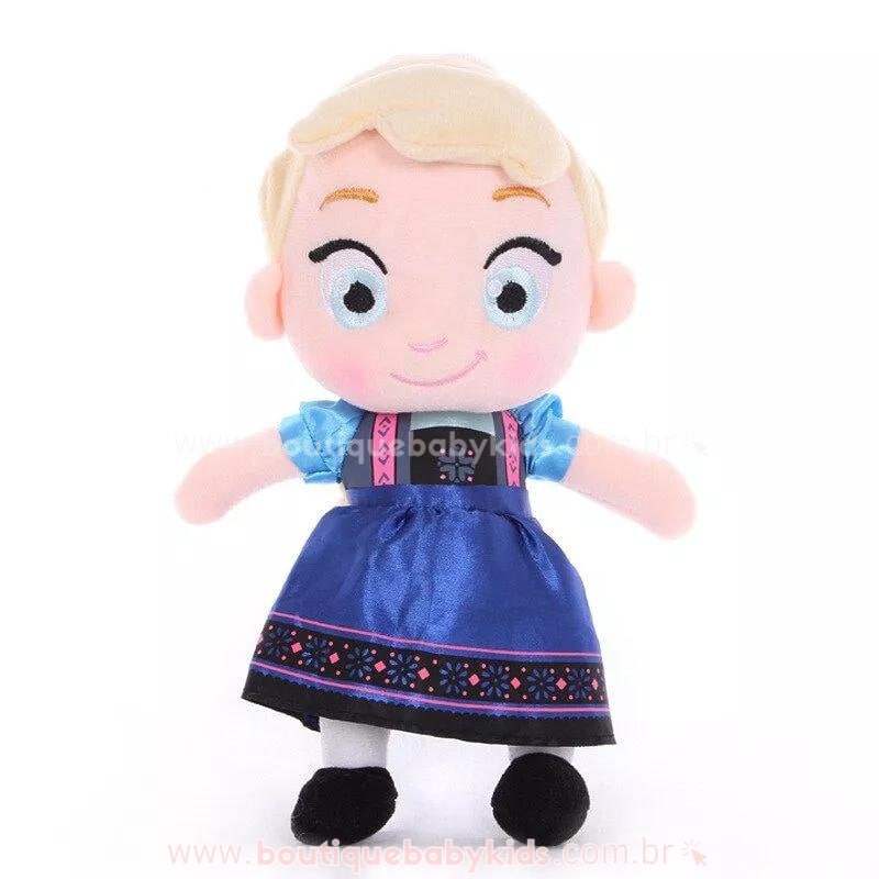 Kit com 2 Pelúcias Disney Frozen Anna e Elsa 30 cm